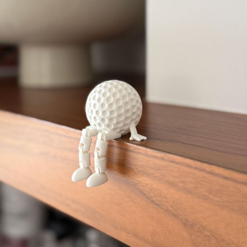 Funny Golf Ball Buddy Desk Decor