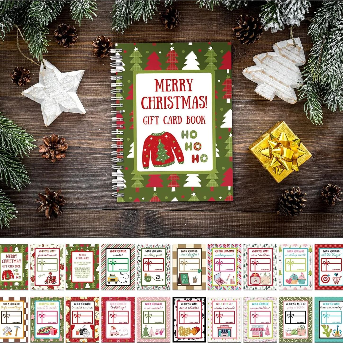 Christmas Gift Card Book