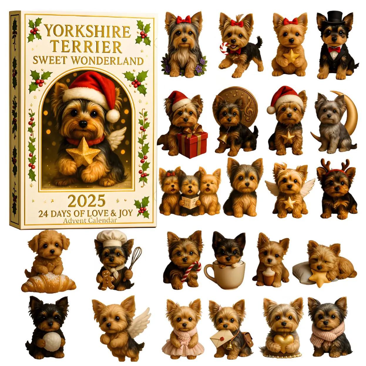 Yorkshire Terrier Advent Calendar