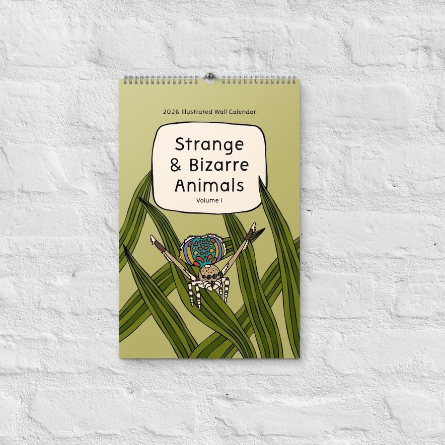 Strange and Bizarre Animals 2026 Calendar 