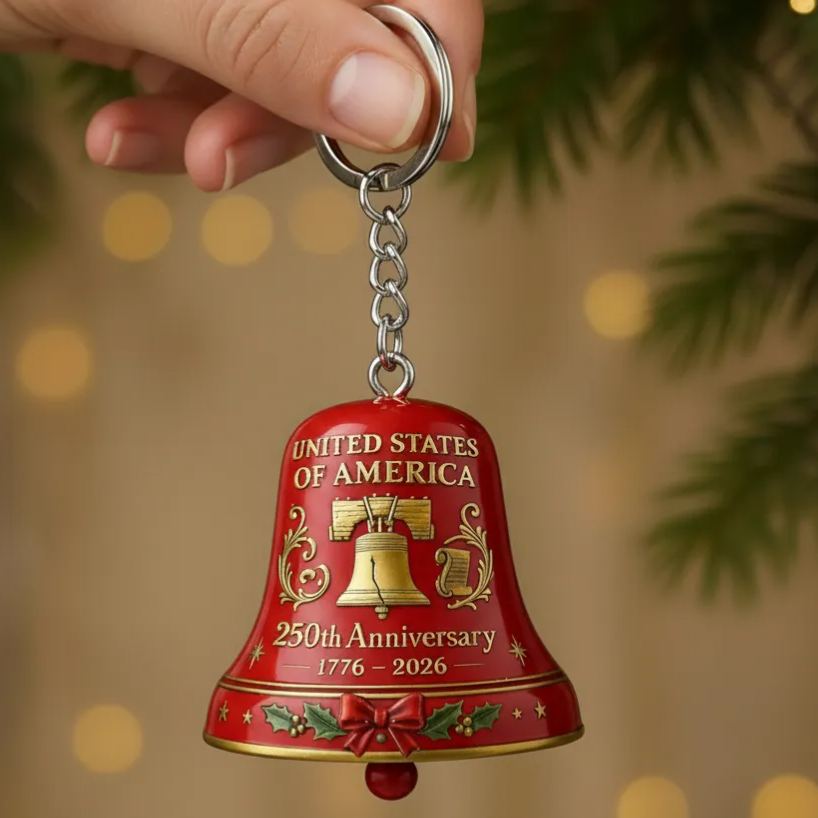 Liberty Bell 250th Anniversary Keychain