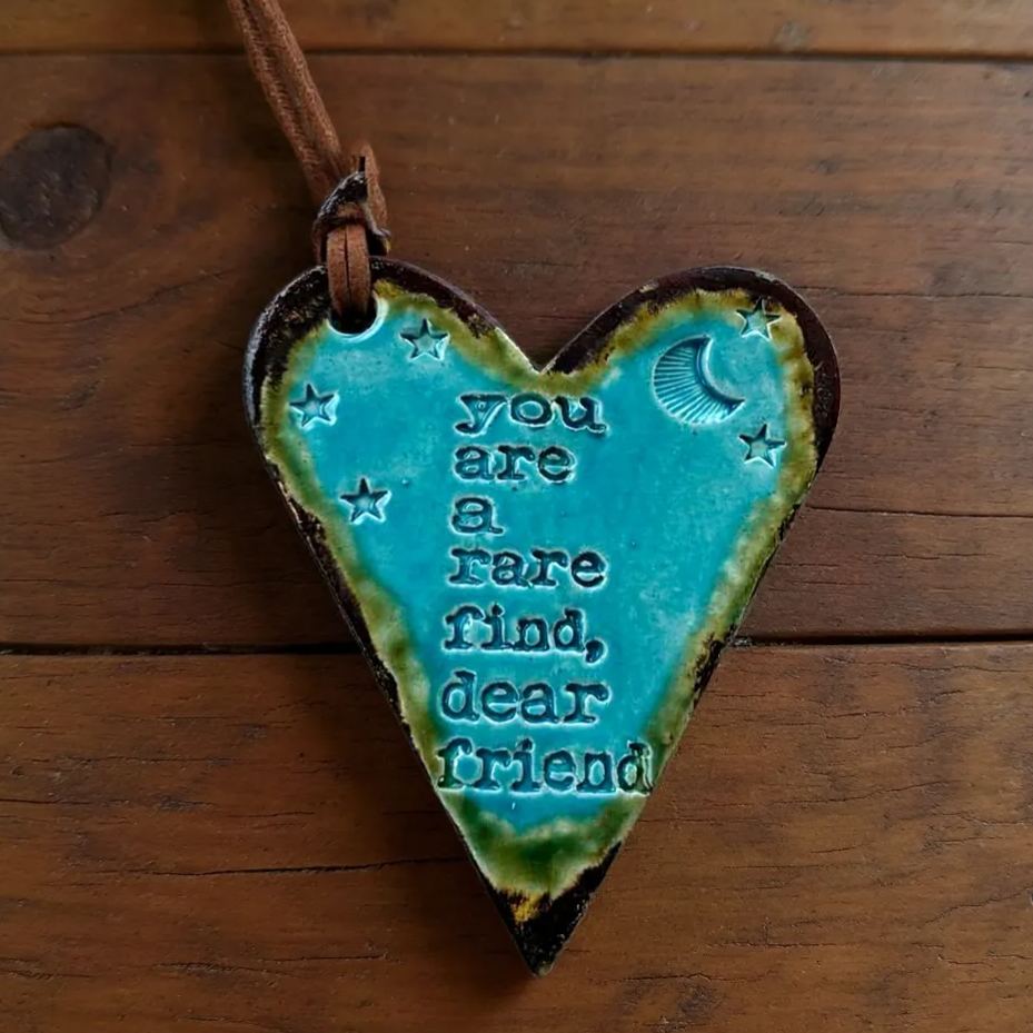 👧SOUL SISTER ... Handmade Ceramic Ornament