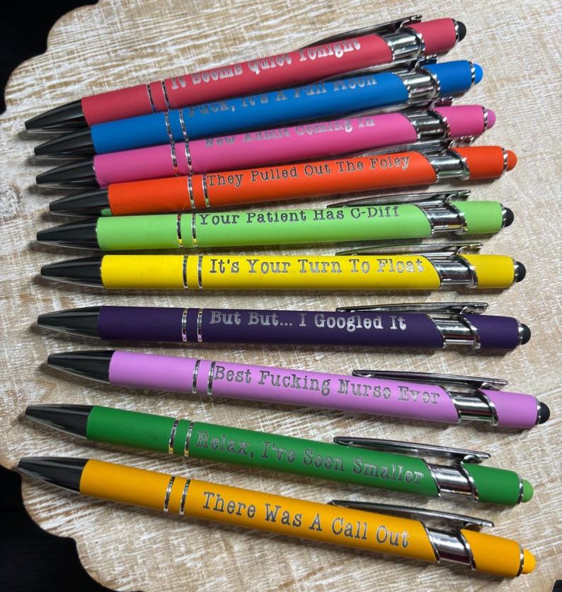 Snarky Nurse Pen Set