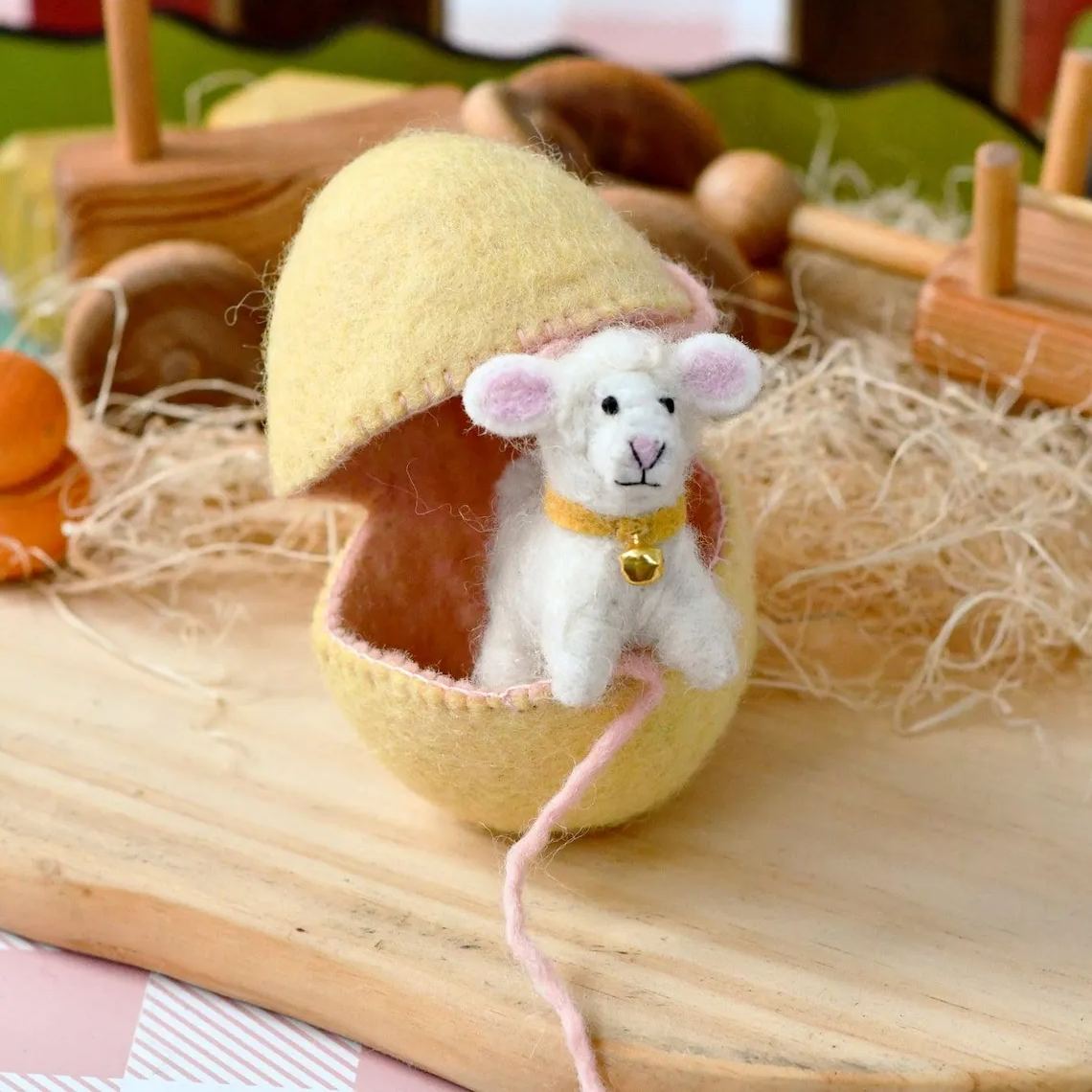 Surprise Easter Egg from Wool Felt