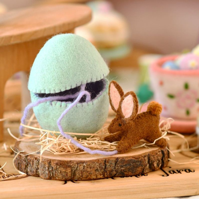 Surprise Easter Egg from Wool Felt