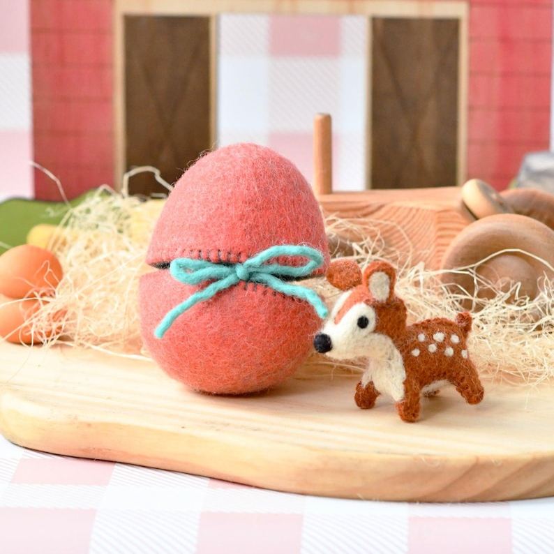 Surprise Easter Egg from Wool Felt