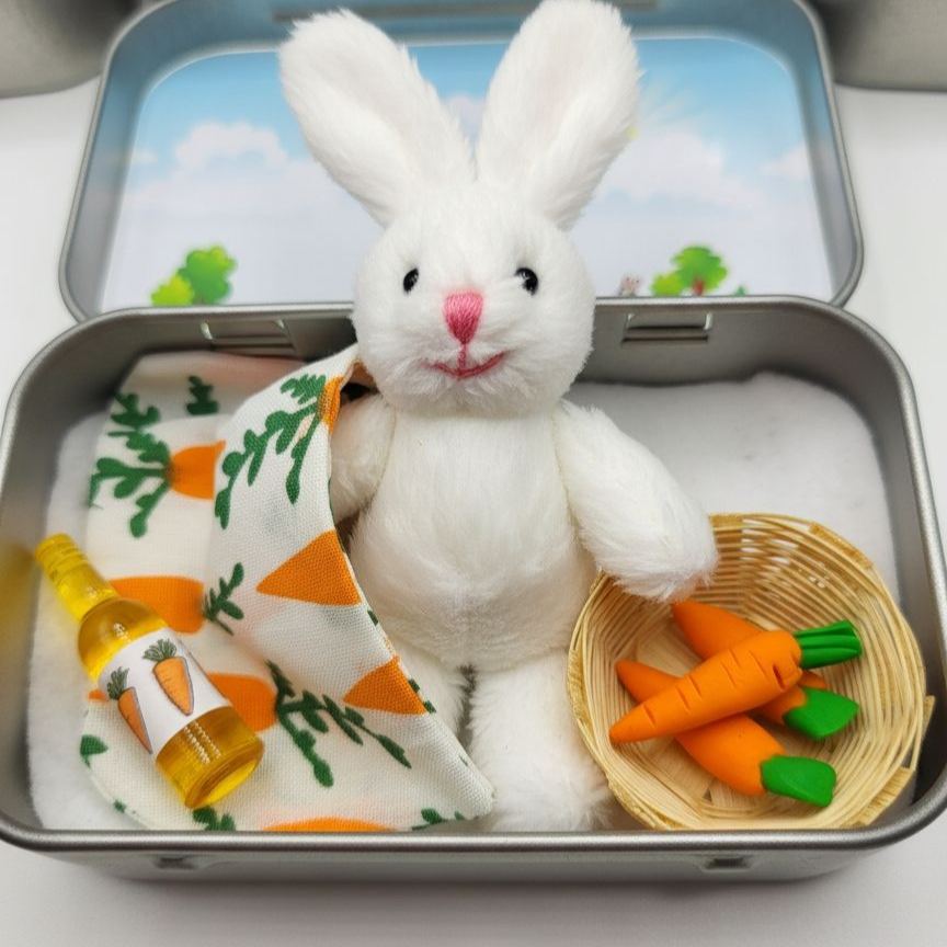 Easter Bunny plush pocket