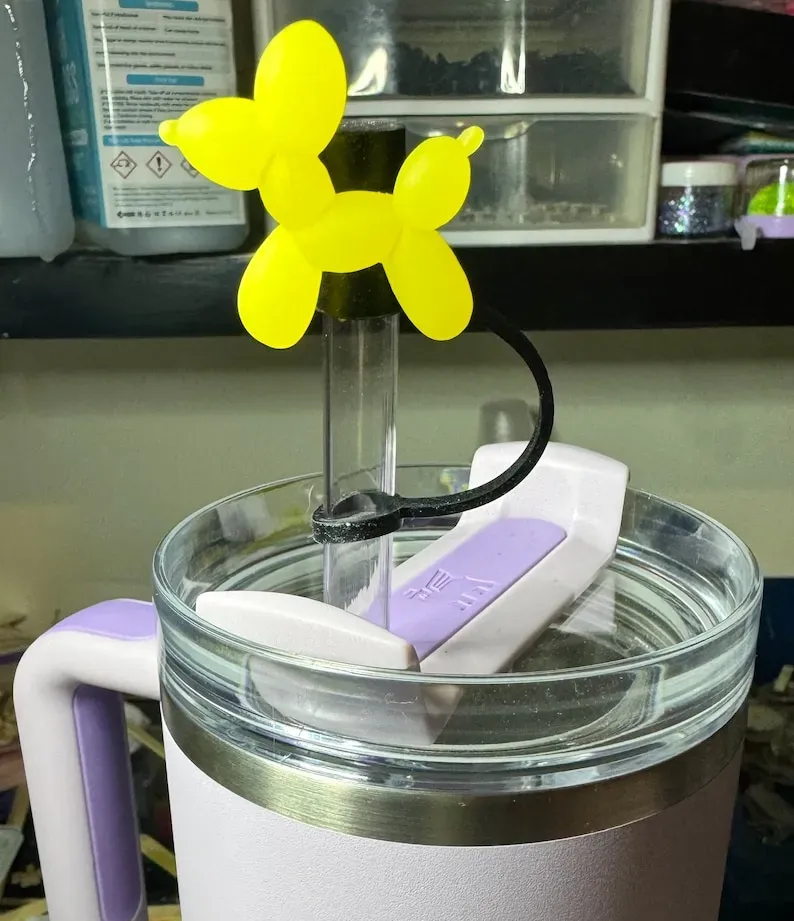 气球狗草帽礼帽图片 3