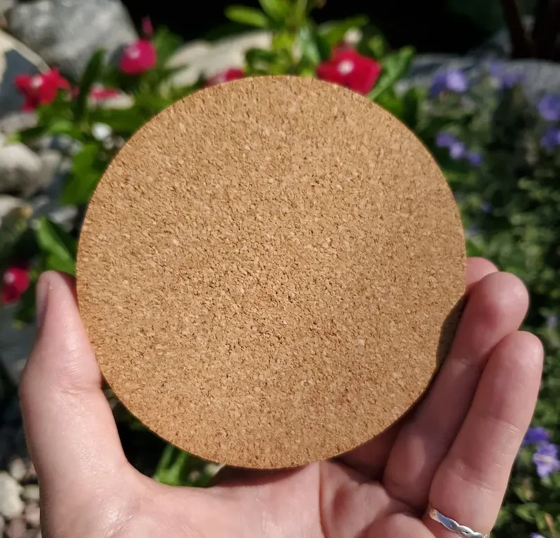 海浪海滩杯垫 海洋杯垫 海滩树脂杯垫 竹杯垫 海岸装饰 海滩装饰 树脂海洋杯垫 image 6