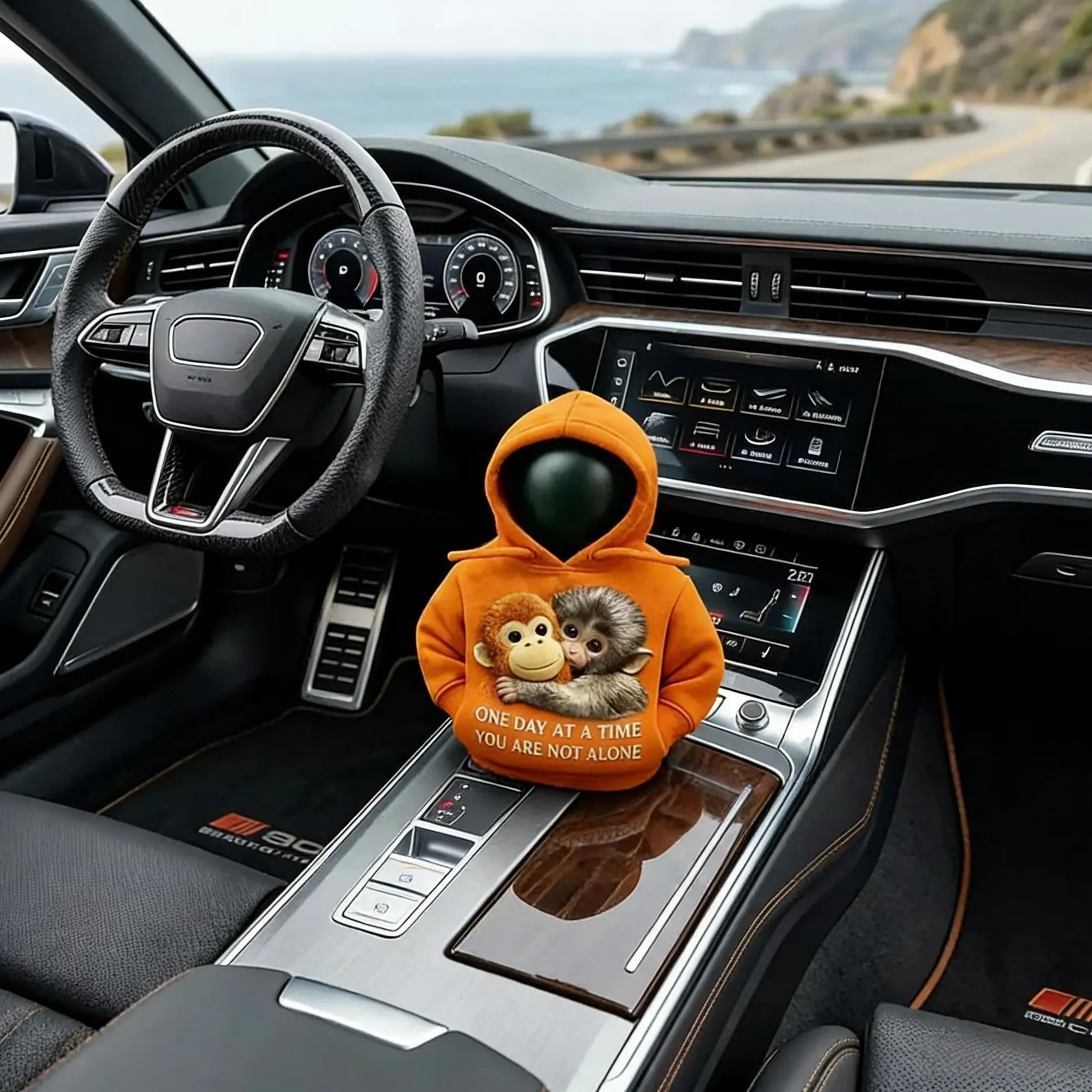 🐒 情绪支持猴子换挡杆套连帽衫 &ndash; 通勤路上的舒适之选