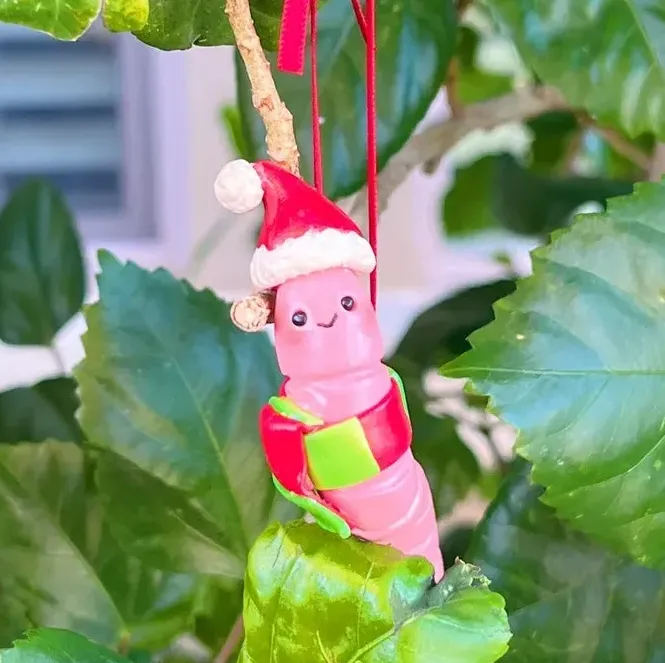 沃利圣诞蠕虫装饰