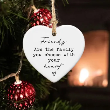 Christmas Heart Hanging Ornament🎅