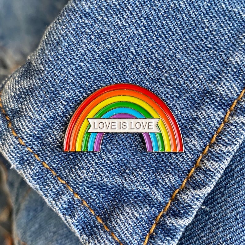 You Are Safe With Me Pin