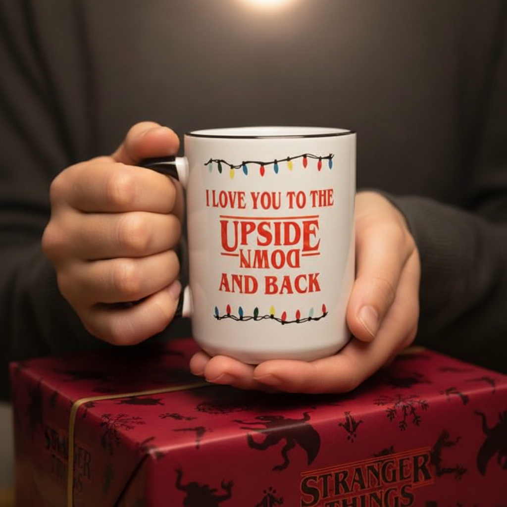 I Love You To The Upside Down Ceramic Mug