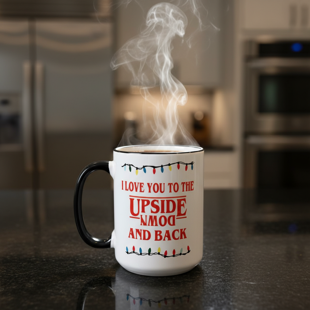 I Love You To The Upside Down Ceramic Mug