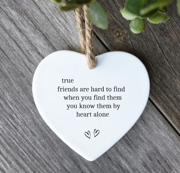 💕Who We Have Friendship Ornament