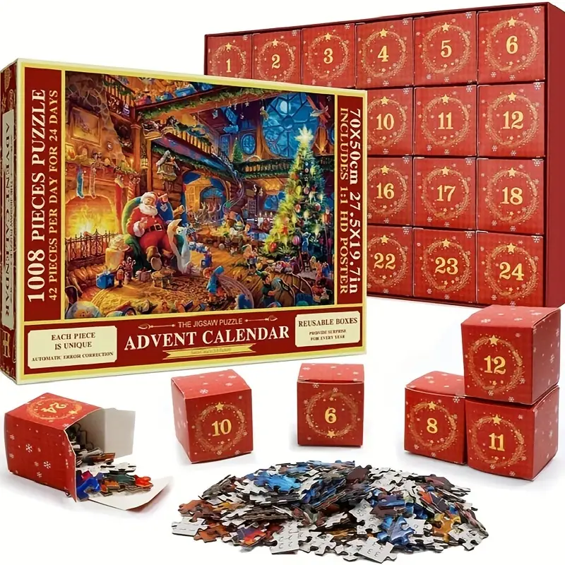 Advent Calendar Christmas Jigsaw Puzzle