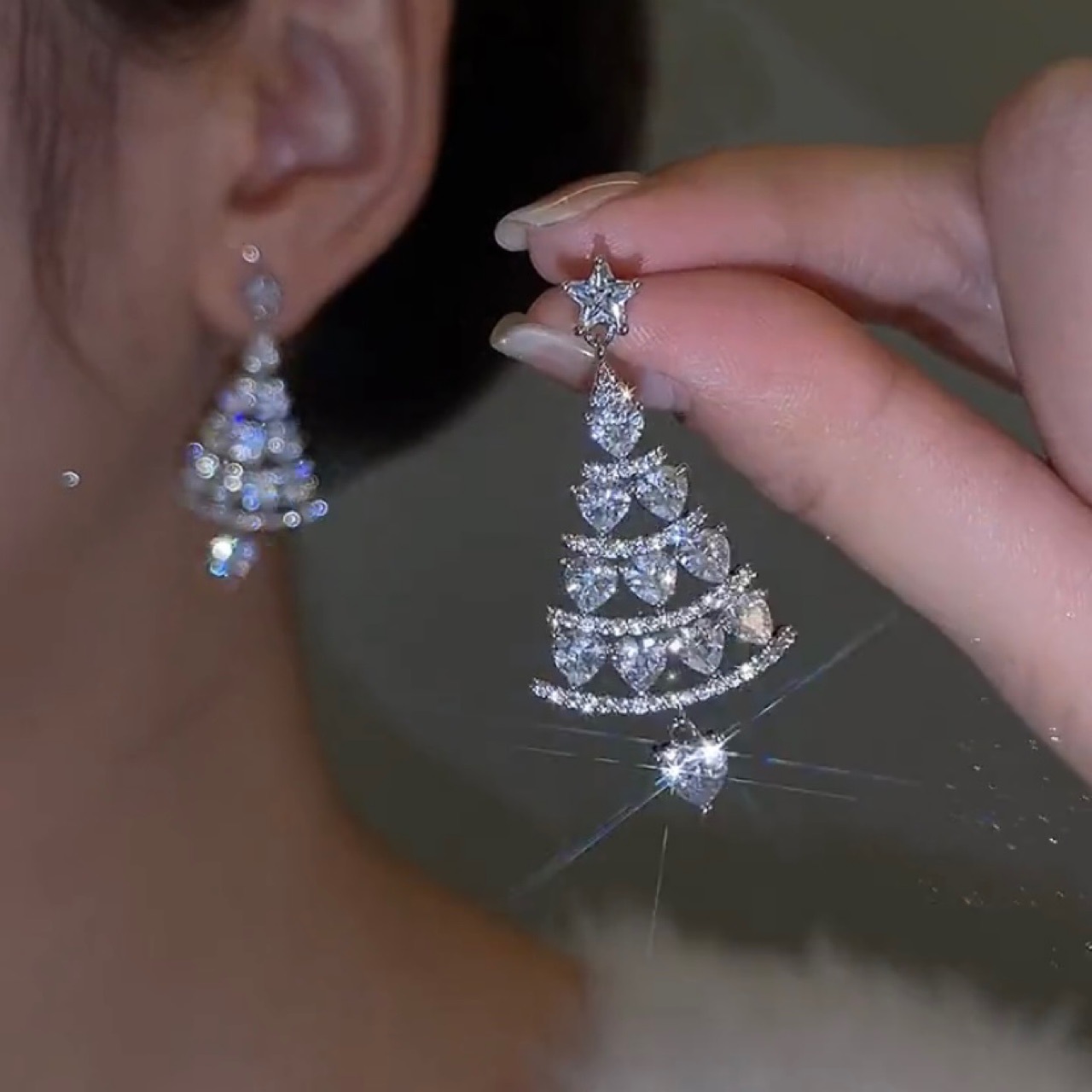 🎄CHRISTMAS HOT SALE✨CHRISTMAS TREE EARRINGS