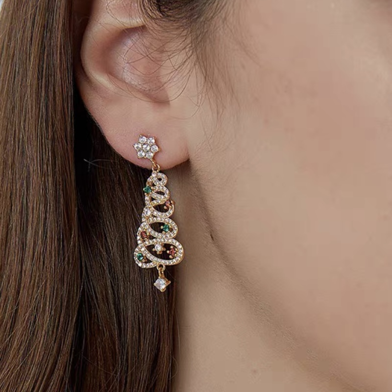 🎄CHRISTMAS PRE SALE✨SHINY CHRISTMAS TREE EARRINGS