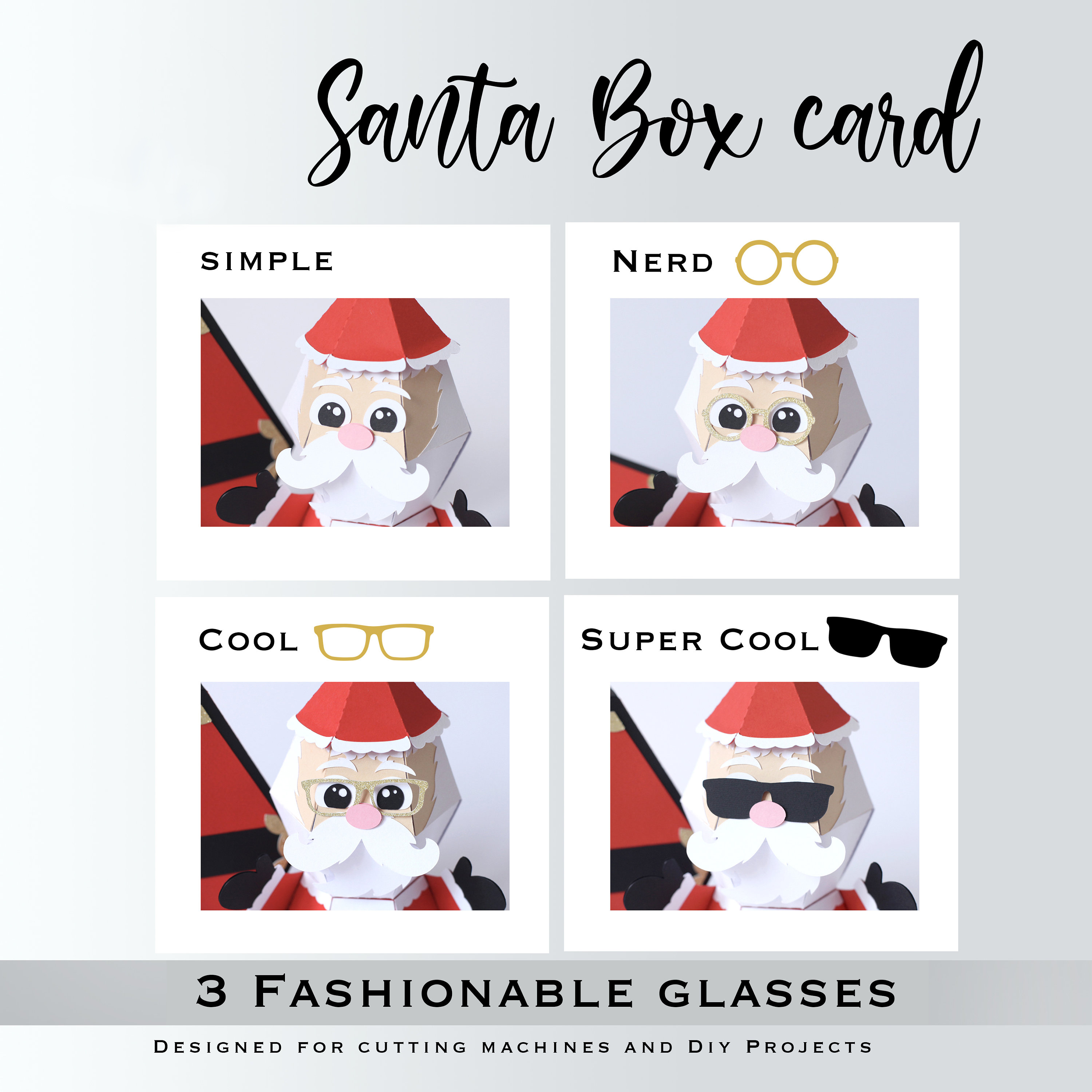 🎅3D Santa Claus Prank Pop-up Box card