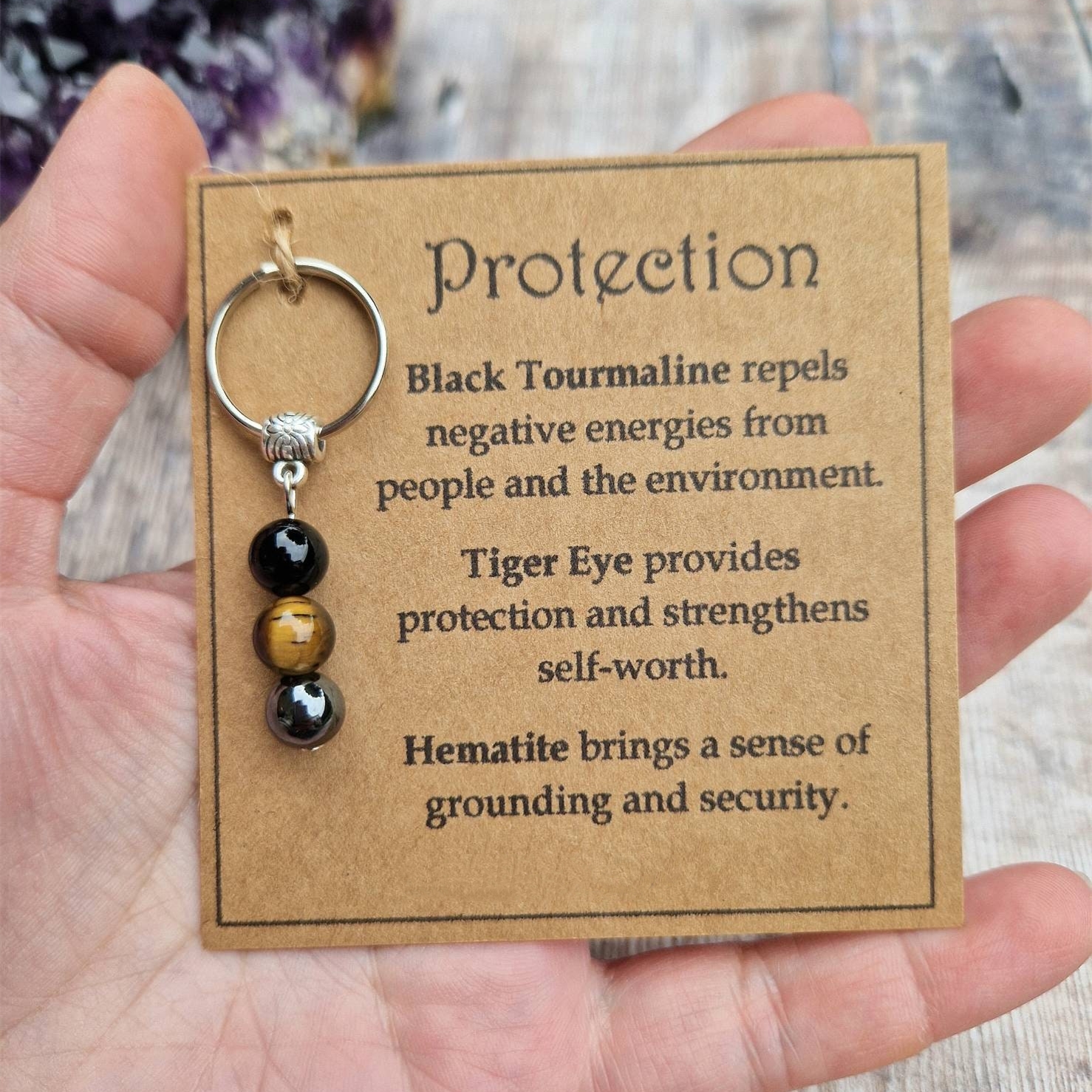 💖Healing Gemstone Keychain