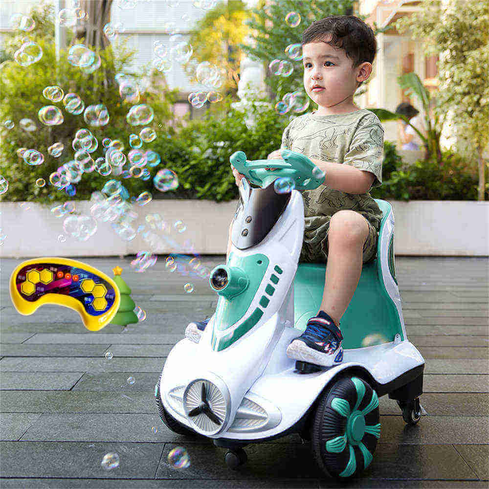 2024 New 2-6 Year Old Children's Electric Car Remote Control Toy Car Baby Four-wheel Drift Car