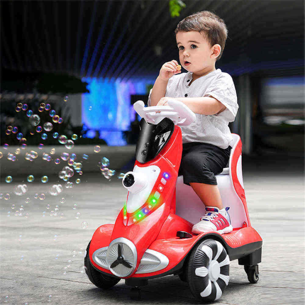 2024 New 2-6 Year Old Children's Electric Car Remote Control Toy Car Baby Four-wheel Drift Car