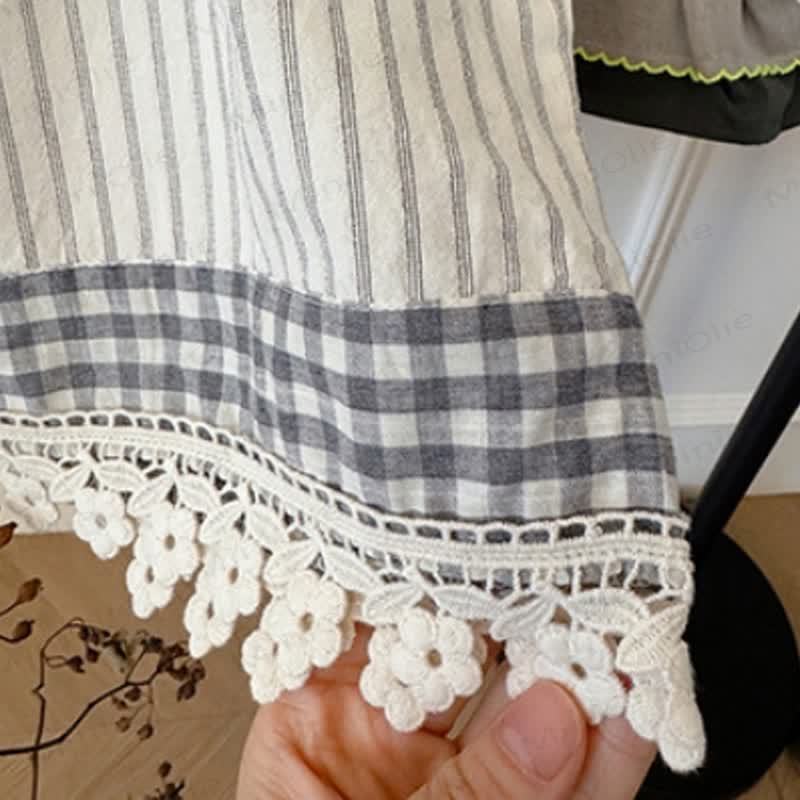 Gerippt Tanktop oder gestreifte Hose für Kinder-Mädchen  - image 7