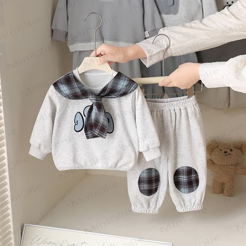Baby Plaid Set in Hellgrau, 2-teilig - image 3