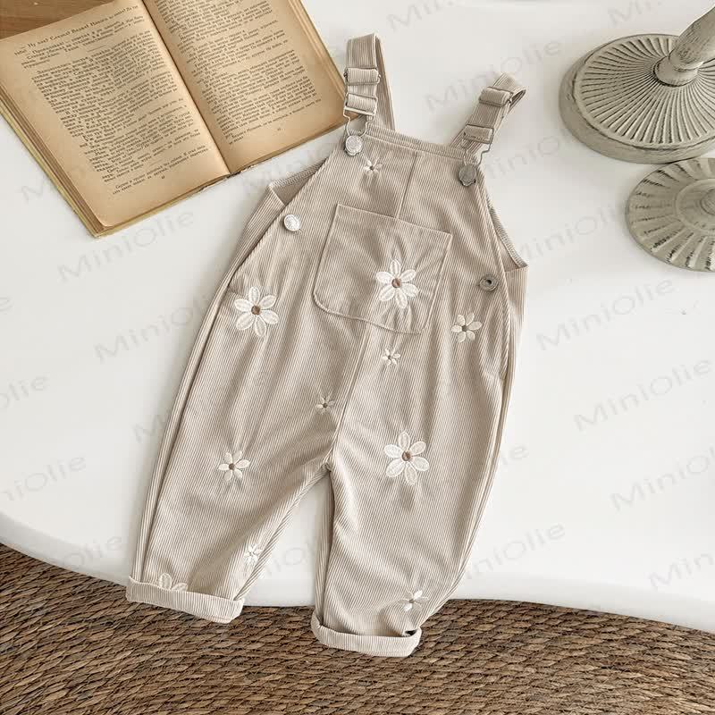 Baby Mädchen- Overalls aus Cord mit Gestickt - image 6