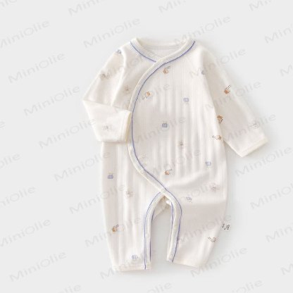 Baby Strampler mit Aufdruck für Neugeboren - Blau - 18-24M - image 3
