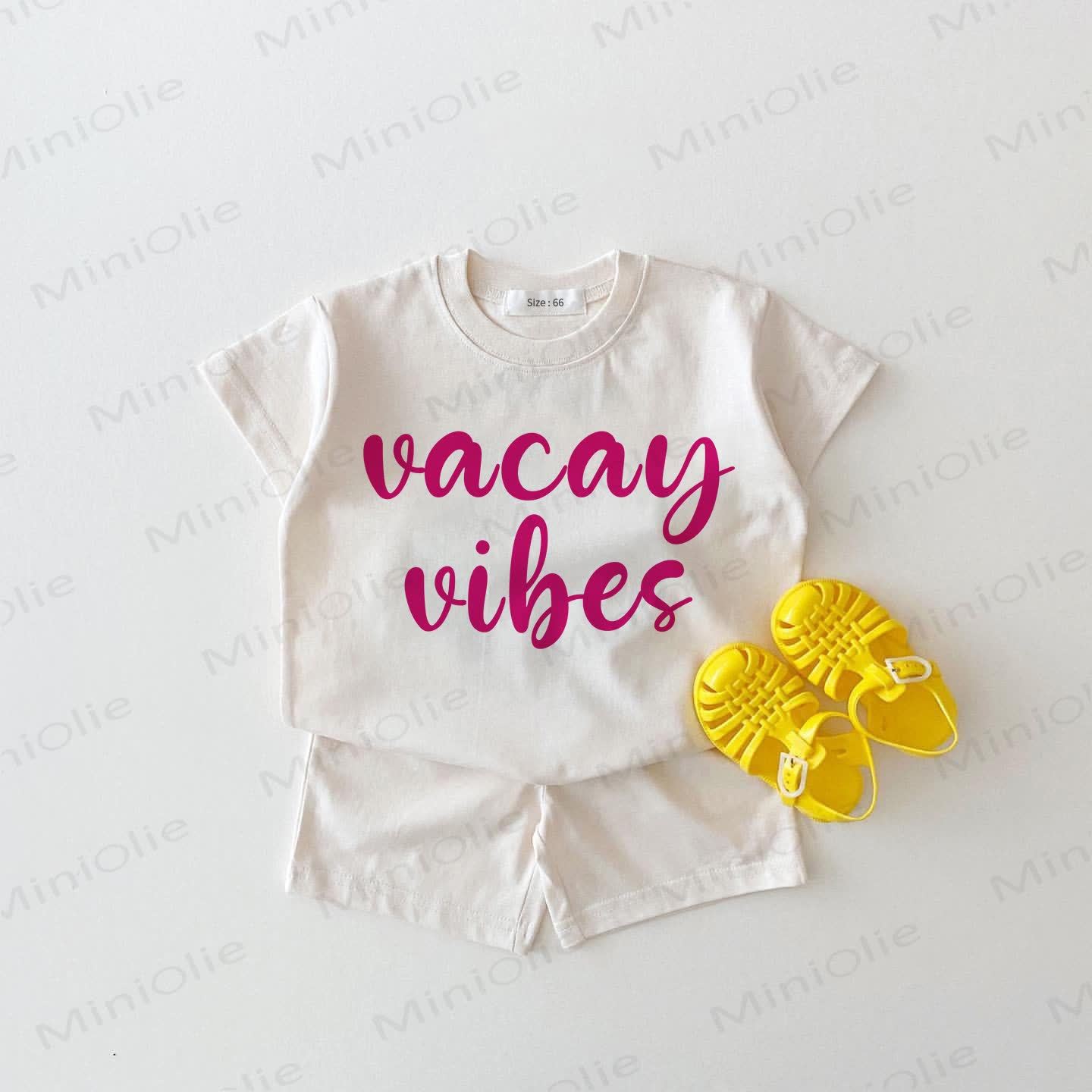 VACAY VIBES Baby White 2-teiliges Set - Weiß - 18-24M - image 1