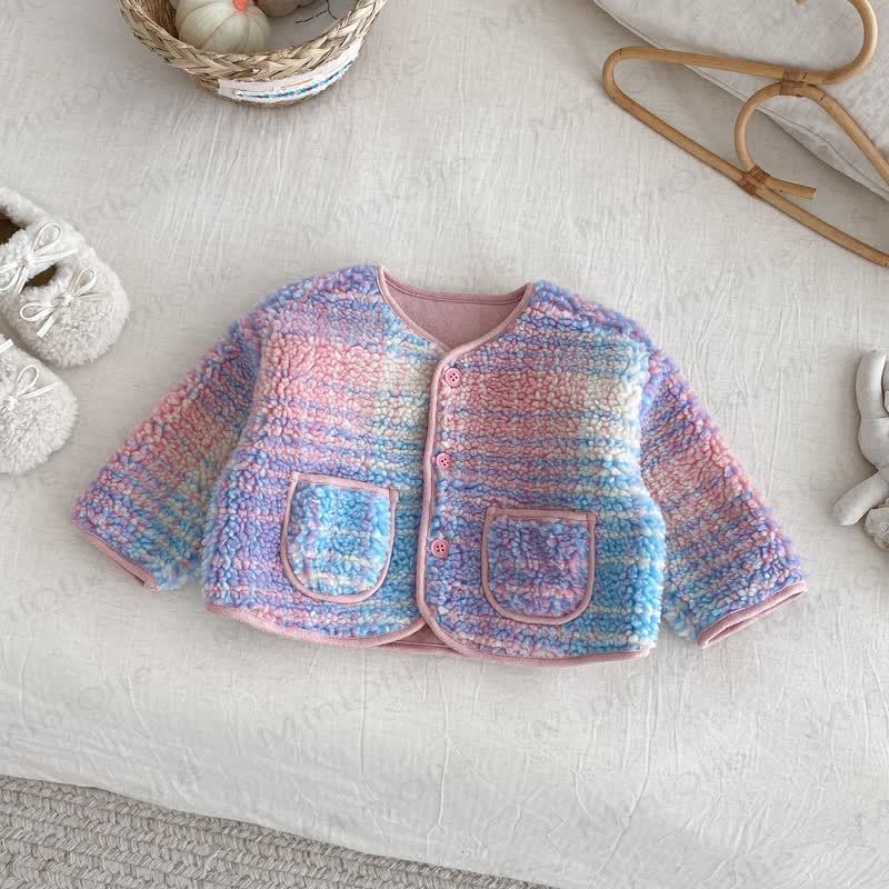 Oberbekleidung aus Blumen mit Blumenmuster für Baby und Kleinkind  - Farbe Plaid - 5-7J - image 7