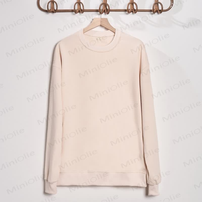 MAMA/MAMA'S BOY Mommy und ich Beige Familien Sweatshirt - image 3