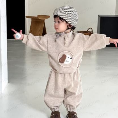 2-teiliges Set mit Welpen-Patch für Baby und Kleinkind - image 5