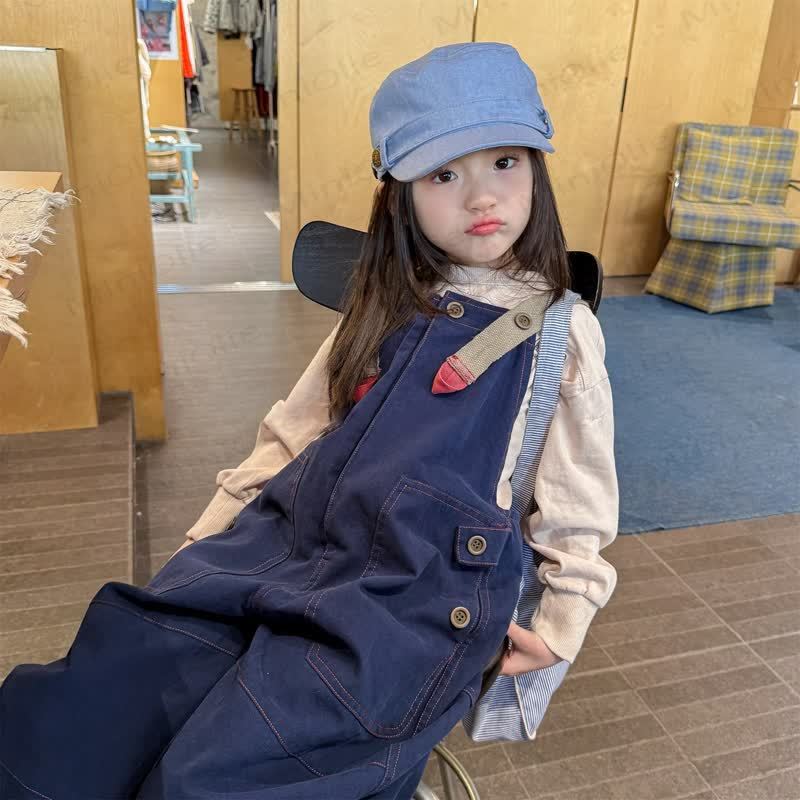 Baby Kleinkind -Mädchen Overalls, Einfarbig - image 7