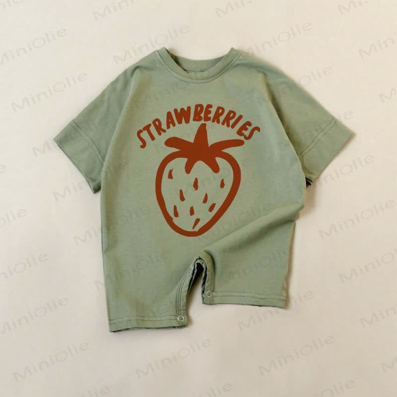 STRAWBERRIES Baby Strampler - Grün - 18-24M - image 1