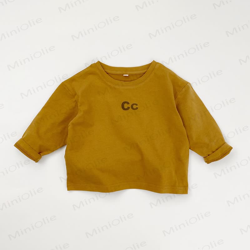 Kleinkind -T- T-Stück mit Rundhalsausschnitt und dem Buchstaben CC - Gelb - 8Y - image 7