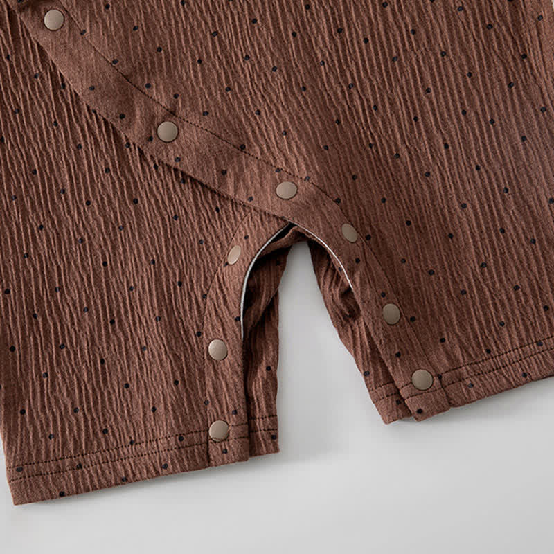 Baby Punkt / Bär Strampler mit Knopfleiste vorne - image 9