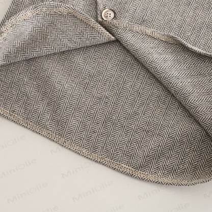 3-teiliges Set für Kleinkind : Weste mit Blume , Krawatte, Schulterknöpfen und Knopfleiste - image 12