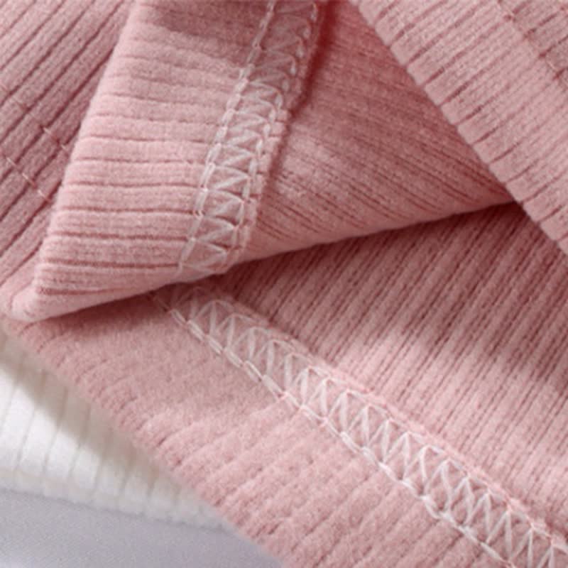 Kleinkind Baby Langarmshirt , Einfarbig , Gerippt - image 19