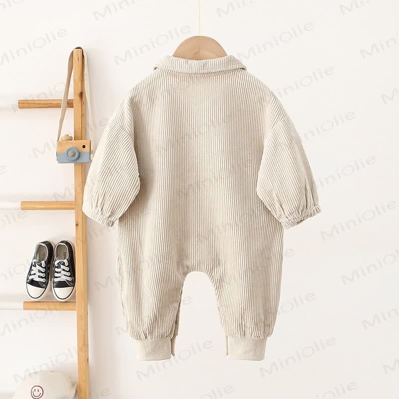 Baby Einfarbig Cord Cargo Strampler - image 18