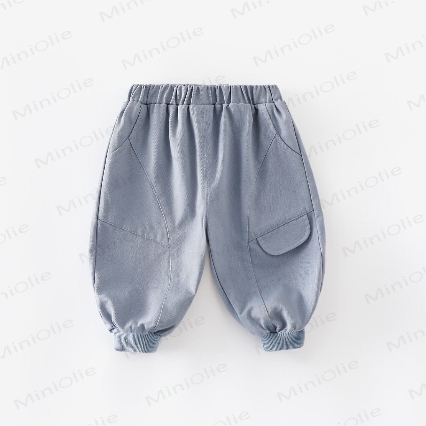 Einfarbig Hose für Baby und Kleinkind - Blau - 5-7J - image 10