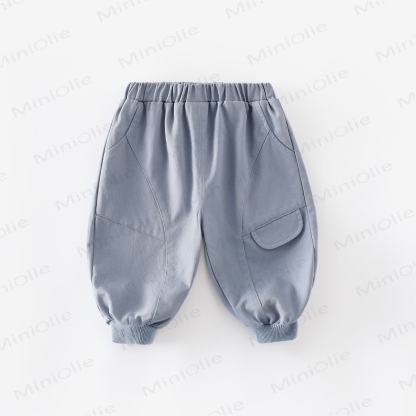 Einfarbig Hose für Baby und Kleinkind - Blau - 5-7J - image 10