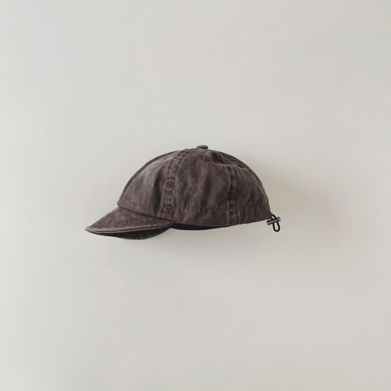 Schicke gewaschene Schirmmütze für Baby und Kleinkind - Kaffee - 6M-3J - image 10