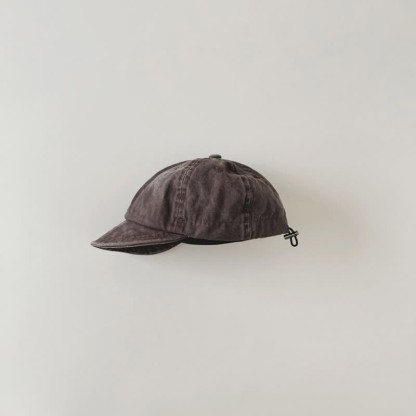 Schicke gewaschene Schirmmütze für Baby und Kleinkind - Kaffee - 6M-3J - image 10