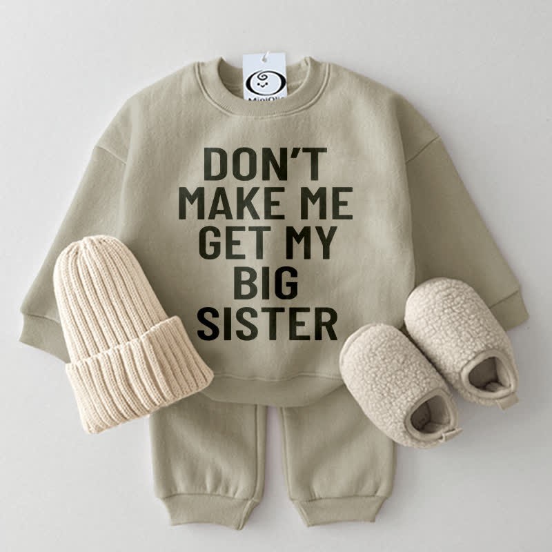 GET MY BIG SISTER 2-teiliges Baby-Set - Grau Grün - 2-3J - image 1
