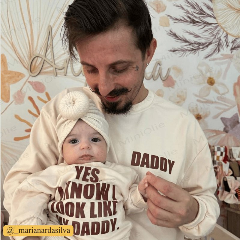 DADDY/LOOK LIKE MY DADDY Daddy und ich Sweatshirt/ Set - image 7