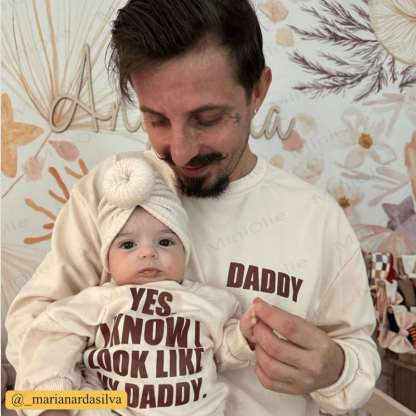 DADDY/LOOK LIKE MY DADDY Daddy und ich Sweatshirt/ Set - image 7