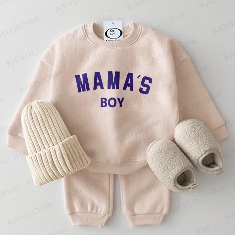 MAMA/MAMA'S BOY Mommy und ich Sweatshirt/ Set - Beige - Baby Set: 2-3J - image 2
